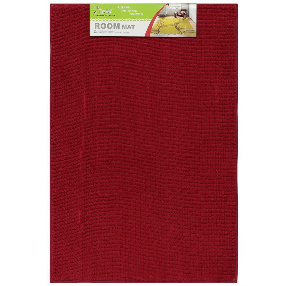 Коврик для ванной, 0.6х0.9 м, ПЭ, бургунди, Макарон, Y3-672