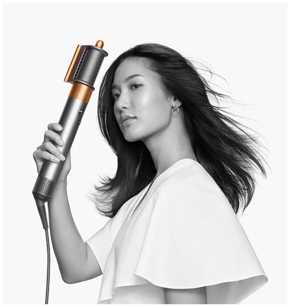 Фен-стайлер Dyson Airwrap complete long HS05, Vinca Blue/Rose