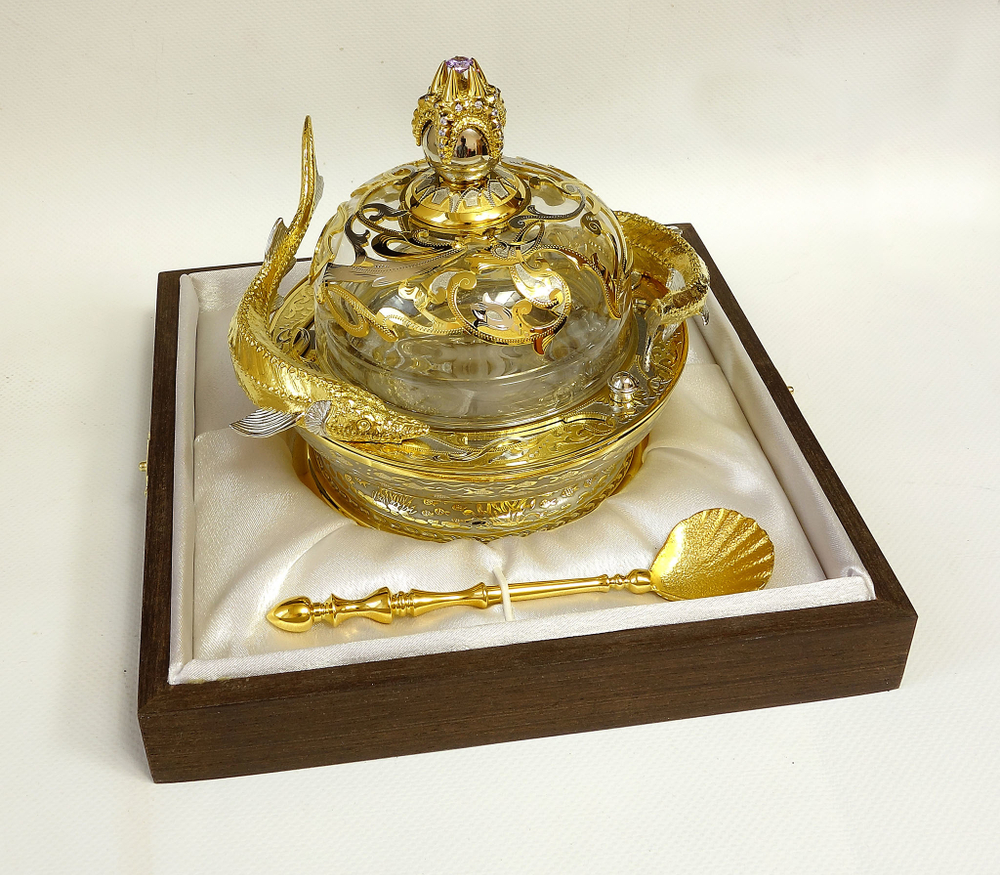 Икорница "Морская звезда - Аметист" (Златоуст)