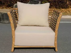 "Валенсия" лаунж-зона из искусственного ротанга, цвет соломенный