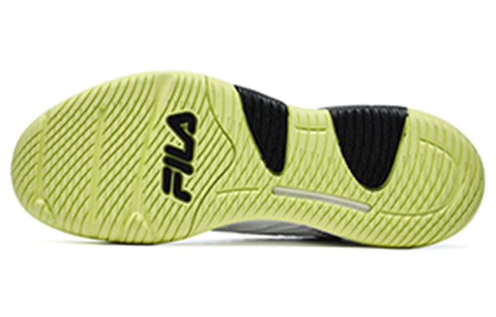 FILA POTENZA Lightweight Low top Tennis Shoes Men"s White Black Yellow