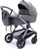 Коляска Agex Prima Pro 3 в 1 с автокреслом i-Safe Grey APS214 Sora серый