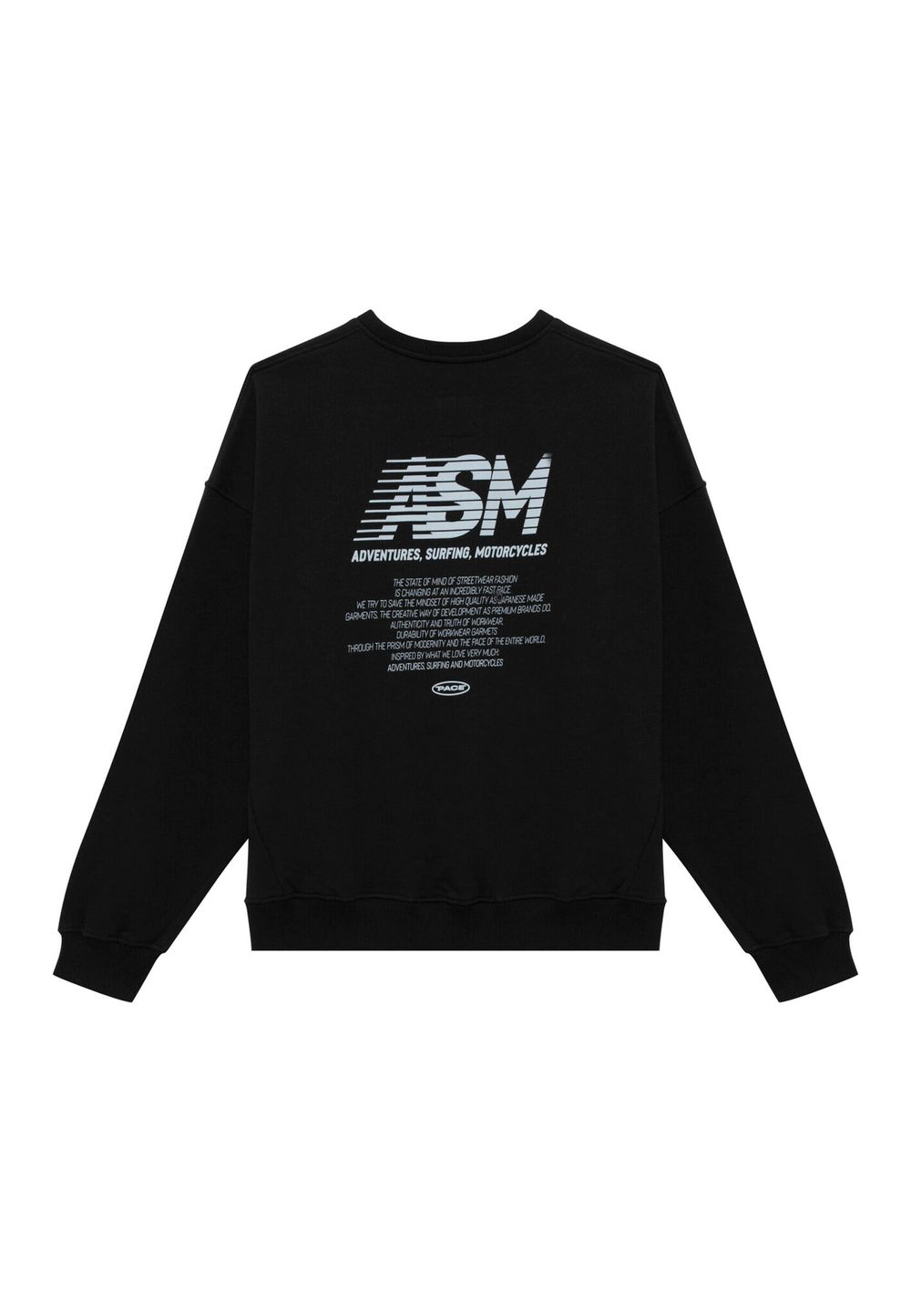 Толстовка Miracle Apparel Оверсайз ASM черная