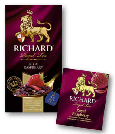 Чай в пакетиках Richard Royal Raspberry 25 шт
