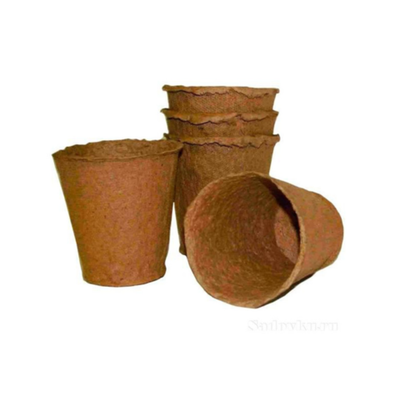 Торфяной горшочек 105*100 мм, круглый (упаковка -20 штук)