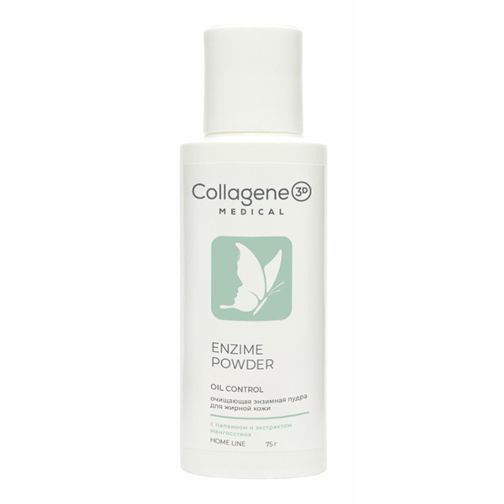 Энзимная пудра для жирной и комбинированной кожи Medical Collagene 3D Enzyme Powder 75г