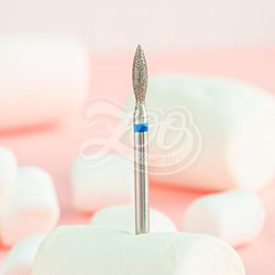 Zoo Фреза алмазная Пламя синяя 2,55х9,1мм, 1314