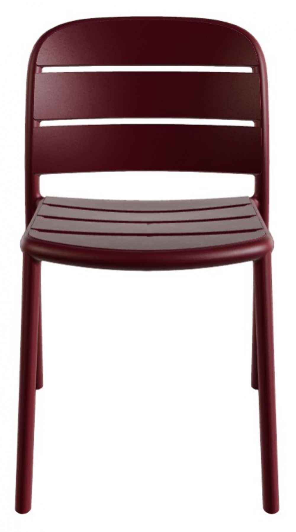 Стул пластиковый Papatya Beykoz-S, гранатовый