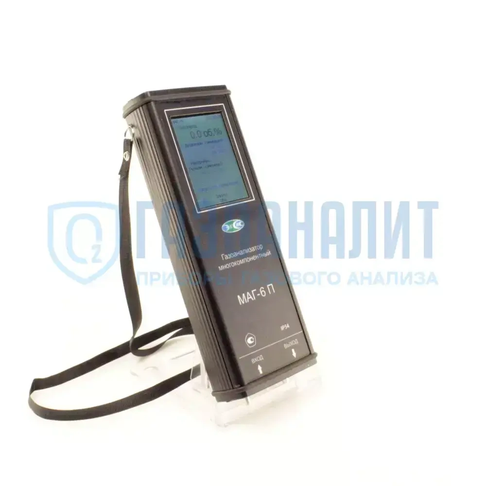 МАГ-6 П-Т-В (МАГ-6 П-Т) газоанализатор с сенсорным TFT дисплеем многокомпонентный портативный