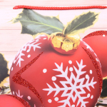 Пакет подарочный «Новогодние шары» 26*32*10 см