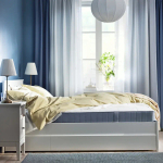 Пружинный матрас - VESTMARKA IKEA/ ВЕСТМАРКА ИКЕА,  200х80 см, белый/серый