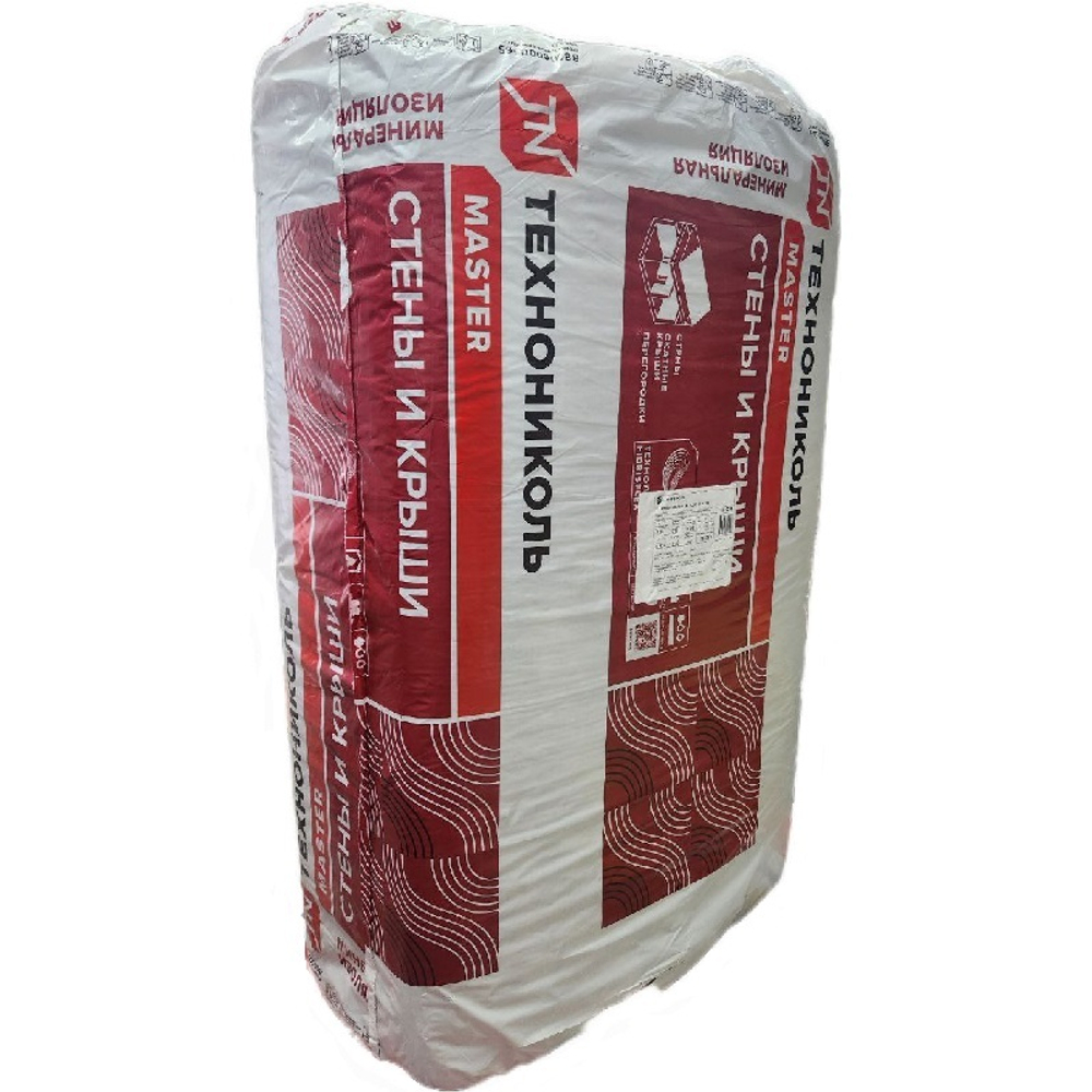 Утеплитель ТехноНИКОЛЬ 34 PN Стены и крыши 22 кг/м³ (1000х610х50 мм) 8 шт