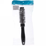 Расческа массажная брашинг термо «Ultramarine - Black», цвет черный, d-2,5см, 23 см