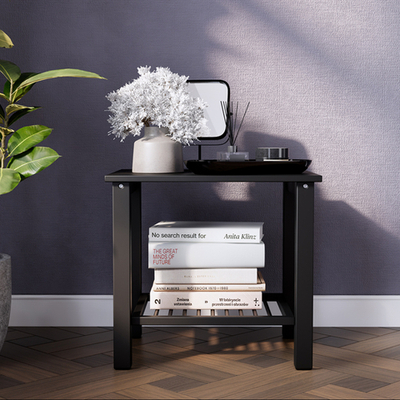 Журнальный столик ВОЙВЫВ 50x40x45 см, черный