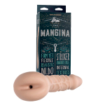 Реалистичный мастурбатор-анус + удлиняющая насадка на член + фаллоимитатор Doc Johnson the Mangina Ultraskyn 7037-01-BX