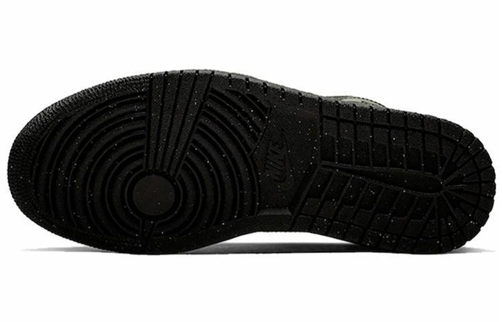 Кроссовки Jordan Air Jordan 1 Mid Triple Black (Женская размерная сетка)