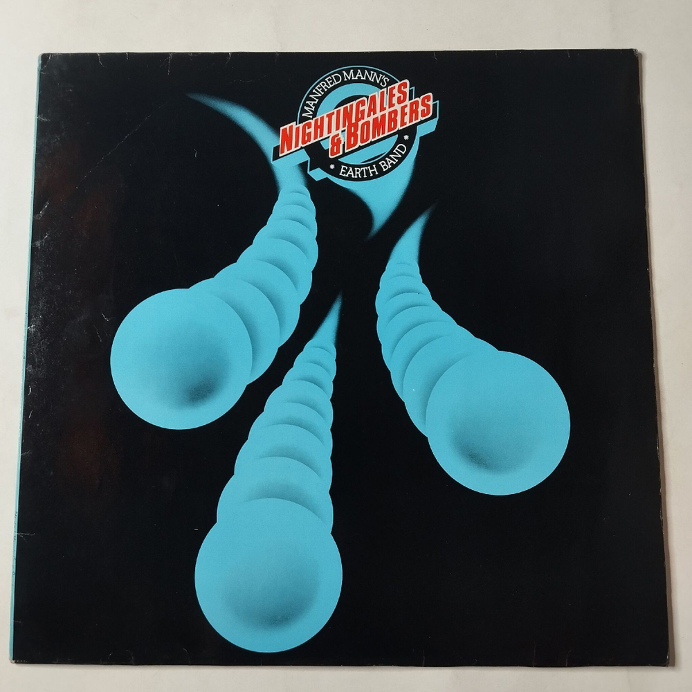 Винтажная виниловая пластинка LP Manfred Mann Earth Band Nightingales and Bombers (Germany 1977) Spirits In The Night