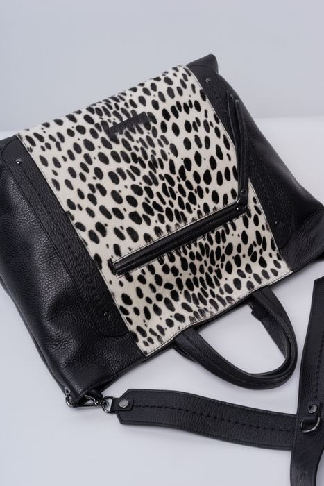 Шоппер с меховым принтом VISONA'