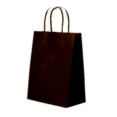 Пакет бумажный 240х300х140 ЧЕРНЫЙ с цена за 1