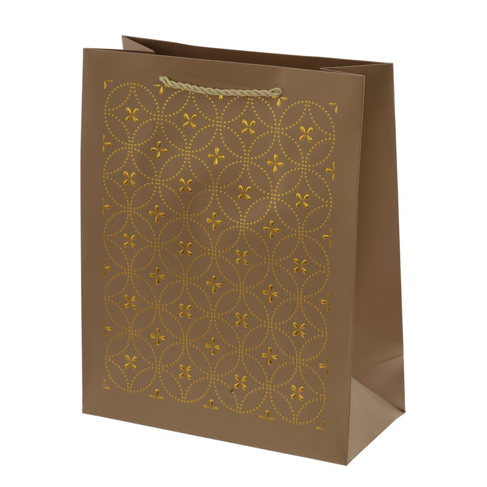 GAEM Пакет подарочный M (бумага 210г/м2, блок 12шт), L26 W12 H32 см, 4в.