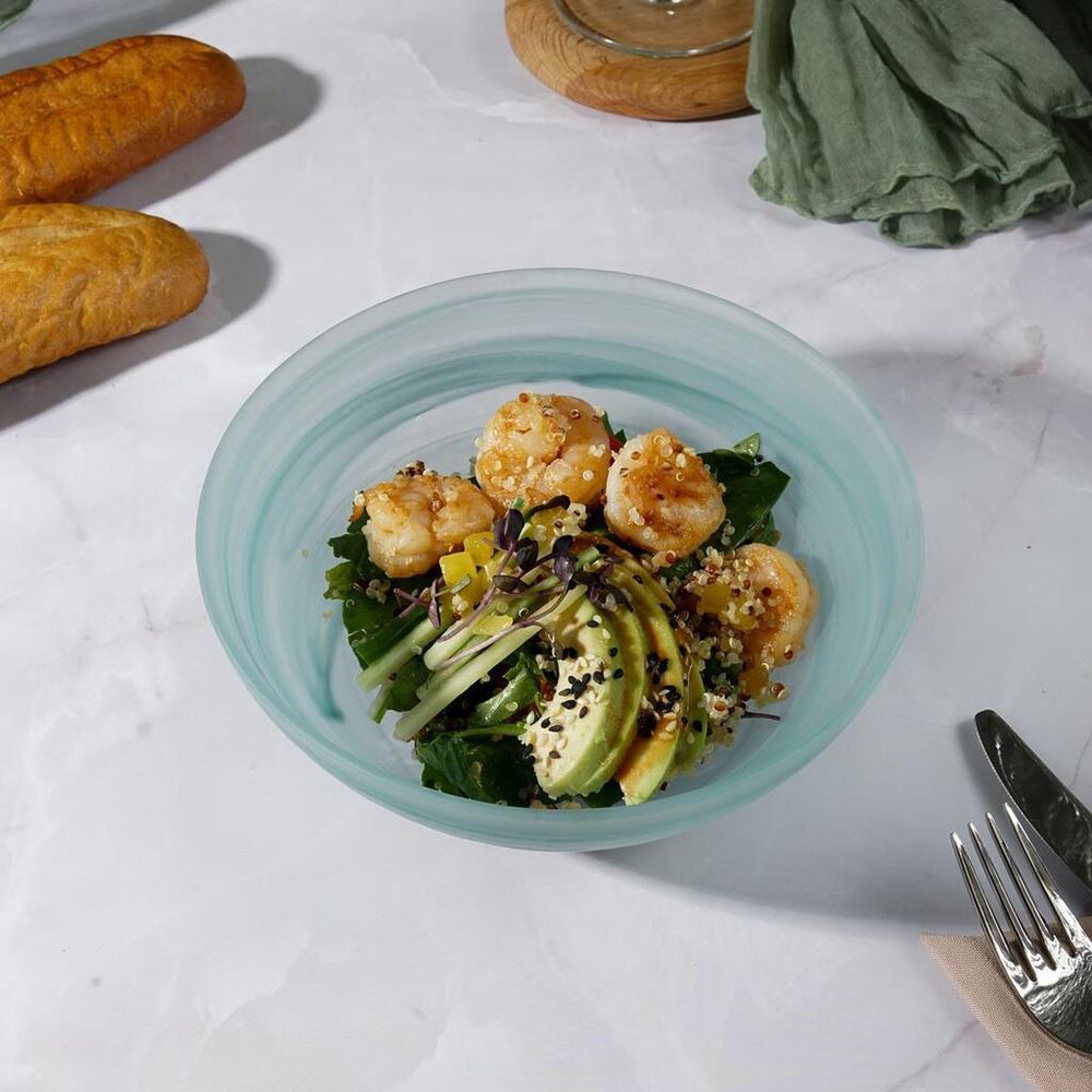 Салатник 700 мл d 18 см h7 см   матовое стекло P.L. Proff Cuisine [6]