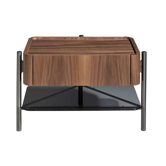 Прикроватная тумба Angel Cerda 7138, шпон ореха