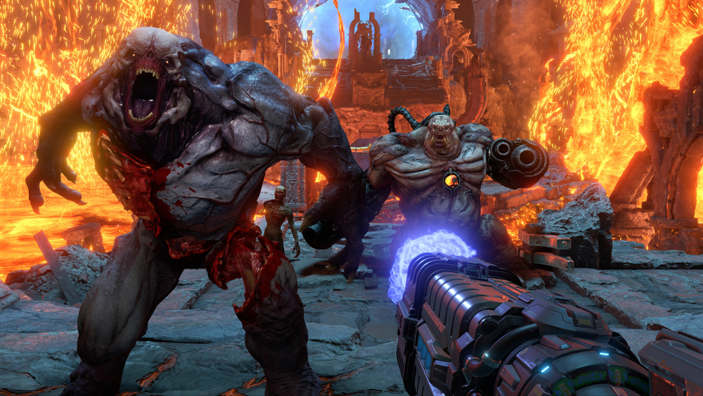 DOOM - Slayers Collection (диск для PS4, полностью на русском языке)