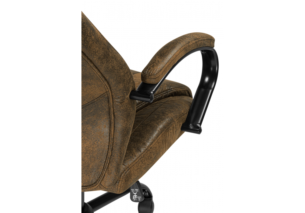 Офисное кресло Woodville Raker коричневый, черный
