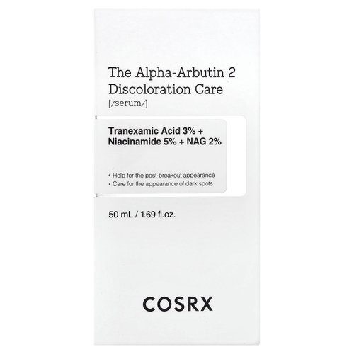 CosRx, Сыворотка для ухода за обесцвечиванием с альфа-арбутином 2, 50 мл (1,69 жидк. Унции)