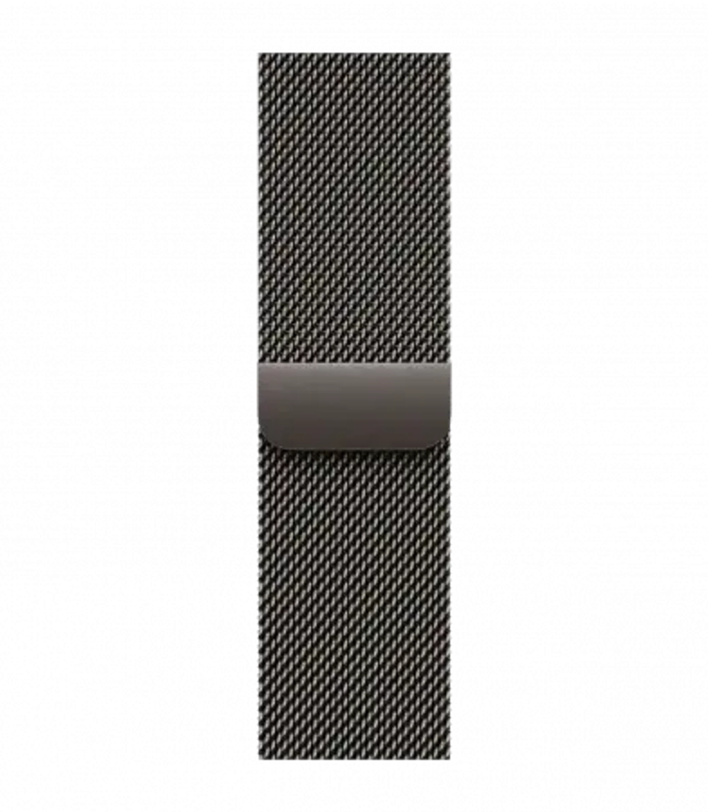 Apple Watch Series 10 42mm Titanium Black Case/Milanese Titanium loop