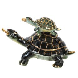 GAEM Фигурка декоративная "Черепахи", L9 W5 H5,5 см
