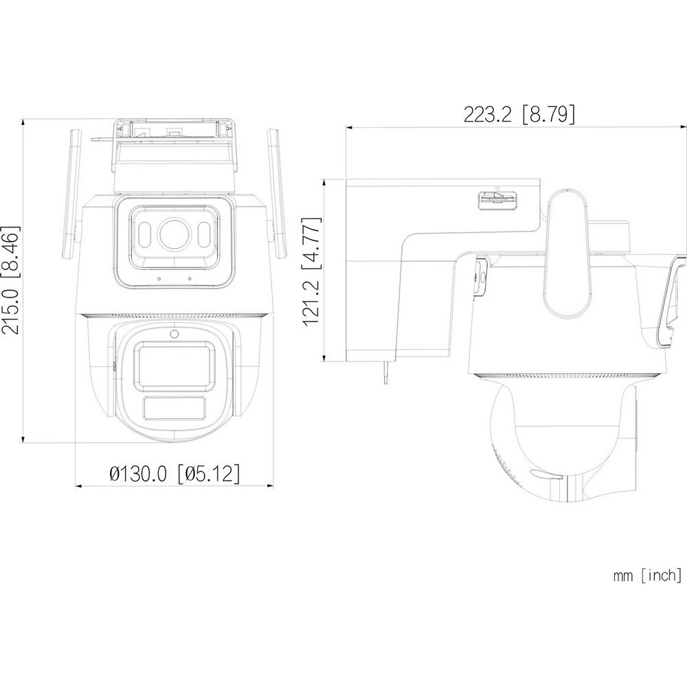 Камера видеонаблюдения Dahua DH-IPC-PTS2649C-3E3Z-4GB20-PRO