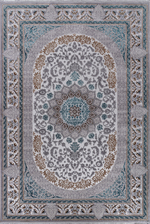 Ковер F638 - GREEN-BLUE - Прямоугольник - коллекция HALIF размер 200*300 см