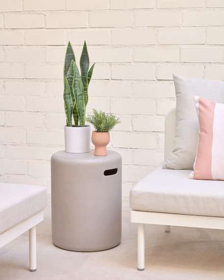 Табурет из бетона Taimi серый