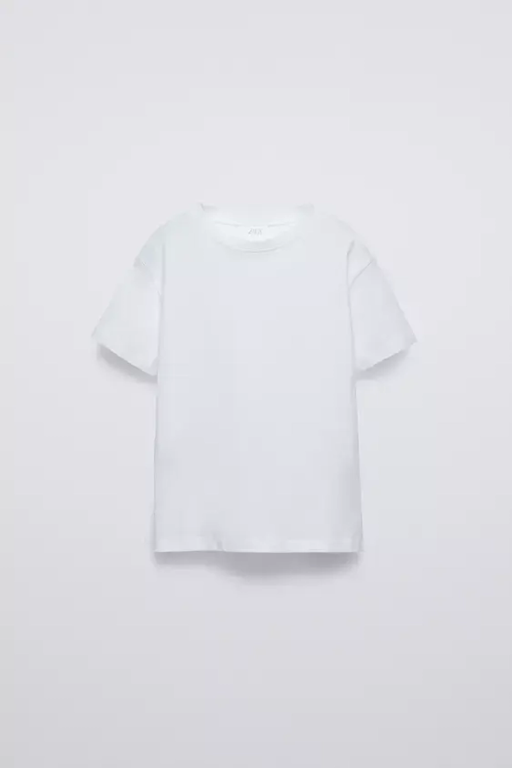 ZARA НАБОР ИЗ ТРЕХ ОДНОТОННЫХ ФУТБОЛОК, РАЗНОЦВЕТНЫЙ