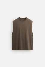 Топ relaxed fit без рукавов