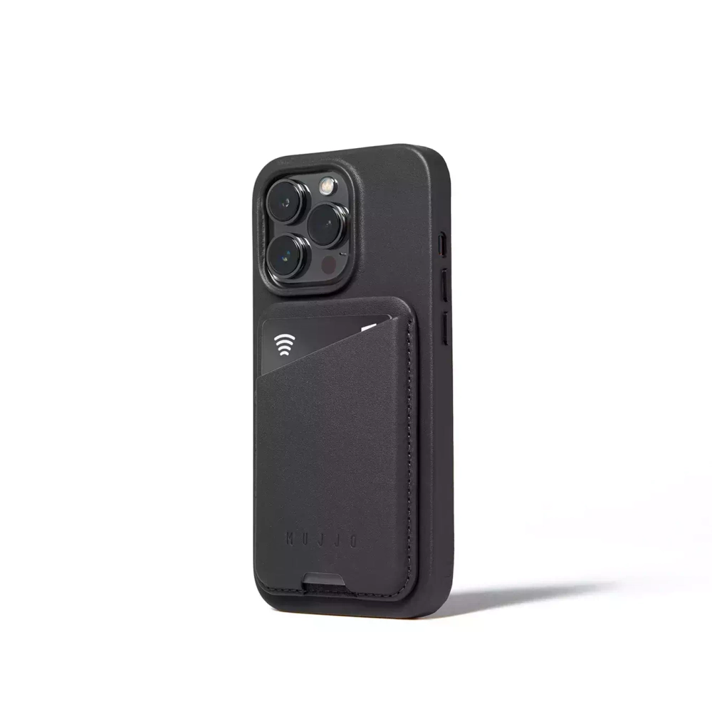 Магнитный картхолдер для iPhone Mujjo Magnetic Wallet