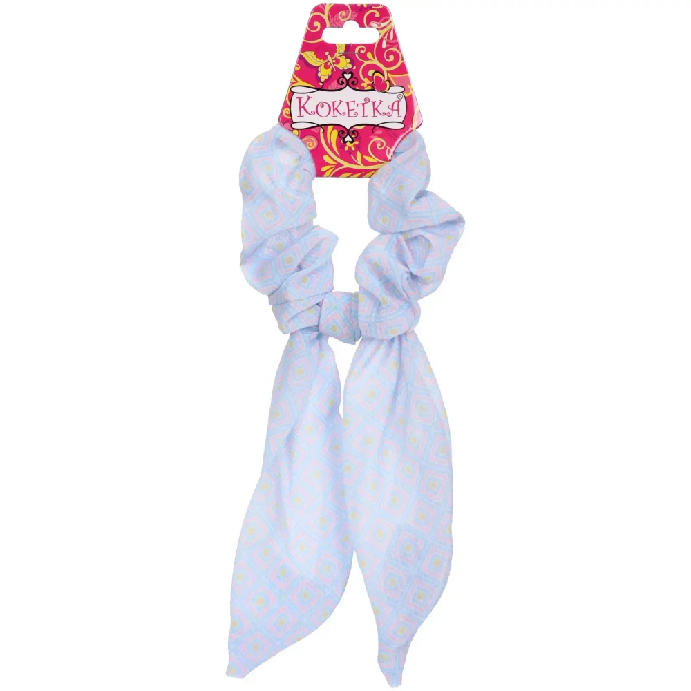 Резинка для волос «La Belle», ромбики, микс 6 цветов, 8*13см (подвес Кокетка)