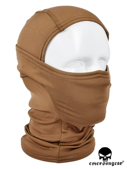 Балаклава EmersonGear Fleece Warmer Hood (EM6631B). Койот