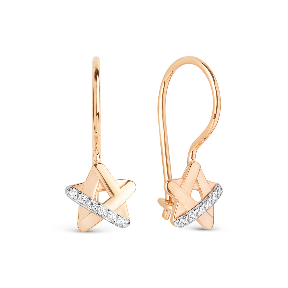 Серьги из золота 585 пробы