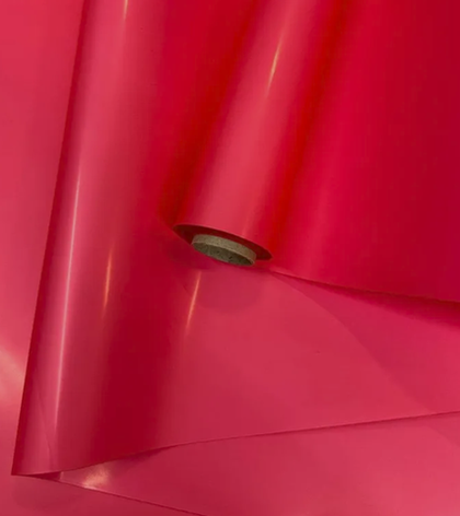 Подарочная упаковочная бумага, коралловая, 58 см