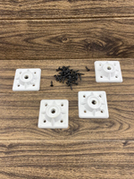 Крепление для мебельных ножек Ширина 7 см, диаметр отв 10мм/ 4 штуки