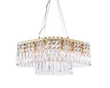 5638P/10A PLATING BRASS+CLEAR (1) Люстра NW