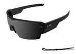 Спортивные очки с диоптриями OCEAN Race Matt Black / Grey Polarized lenses