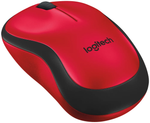 Беспроводная мышь Logitech M220 Silent, красный