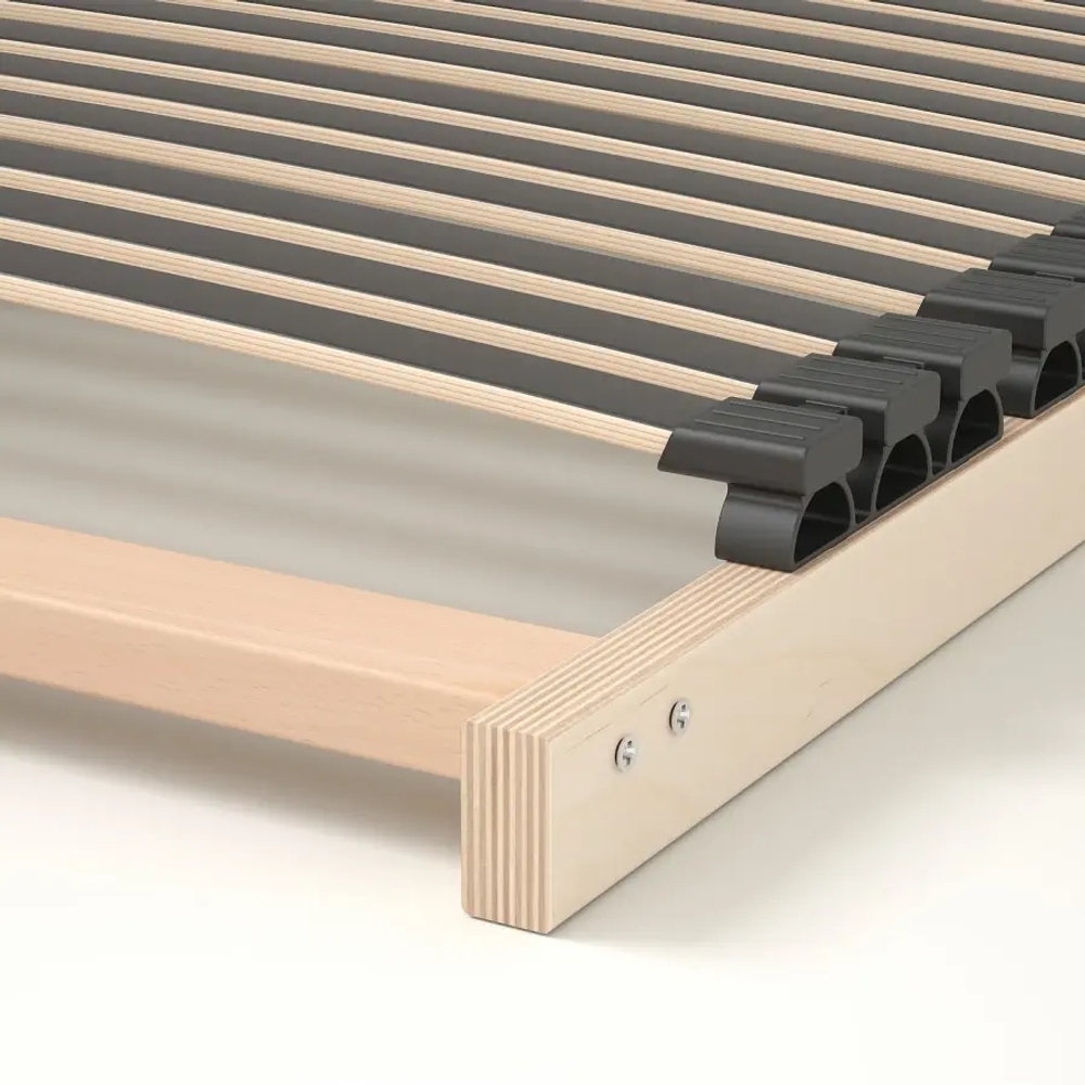 Каркас кровати мягкий - IKEA TÄLLÅSEN/TALLASEN, 200х160 см, серо-зеленый, ТЭЛЛАСОН ИКЕА