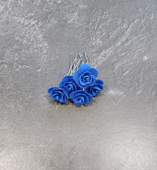 Набор шпилек "Розочки мини" латекс, 5 шт, белые