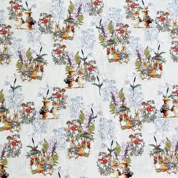 КРОЛИК #4, 100% хлопок Handmade Fabrics 1