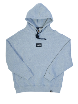 Худи MANTO LABEL OVERSIZE серая