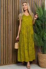 Сарафан Нерея (лайм) П13546-1М LT Collection